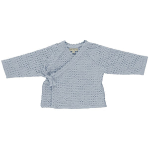 Bebe Organic Sea Waffle Jacket + Bonnet