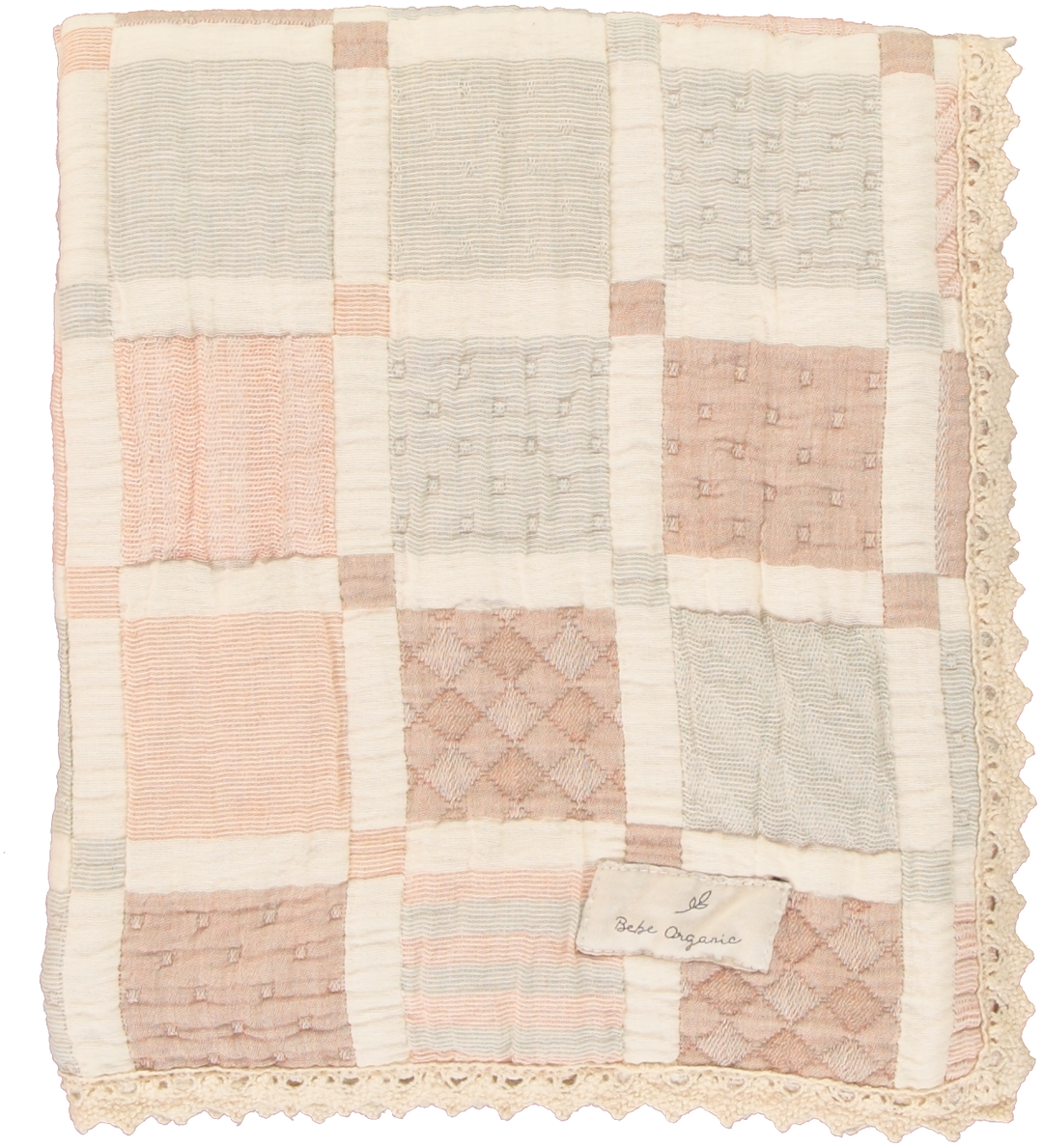 Bebe Organic Patchwork Blanket Mellow