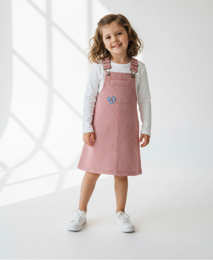 Petit Bateau Baby Girl Striped Jumper Dress - Red & Pink
