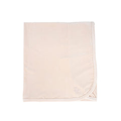 Bebe Jolle Pink Velour Embroidered Blanket