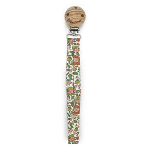 Wood and Liberty Print Pacifier Holder