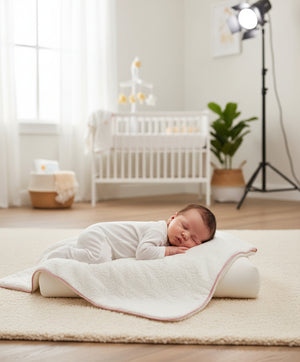Baby Jacquard Blanket with Colored Edge