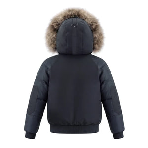 The clean back view of the Pramie boy's winter jacket.