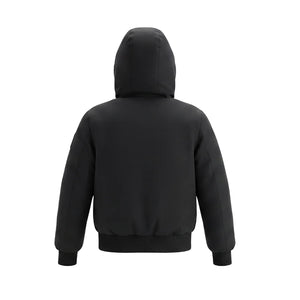 The clean back view of the Pramie boy's winter jacket.