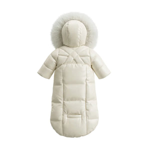 The clean back view of the Pramie boy's winter snow suit.