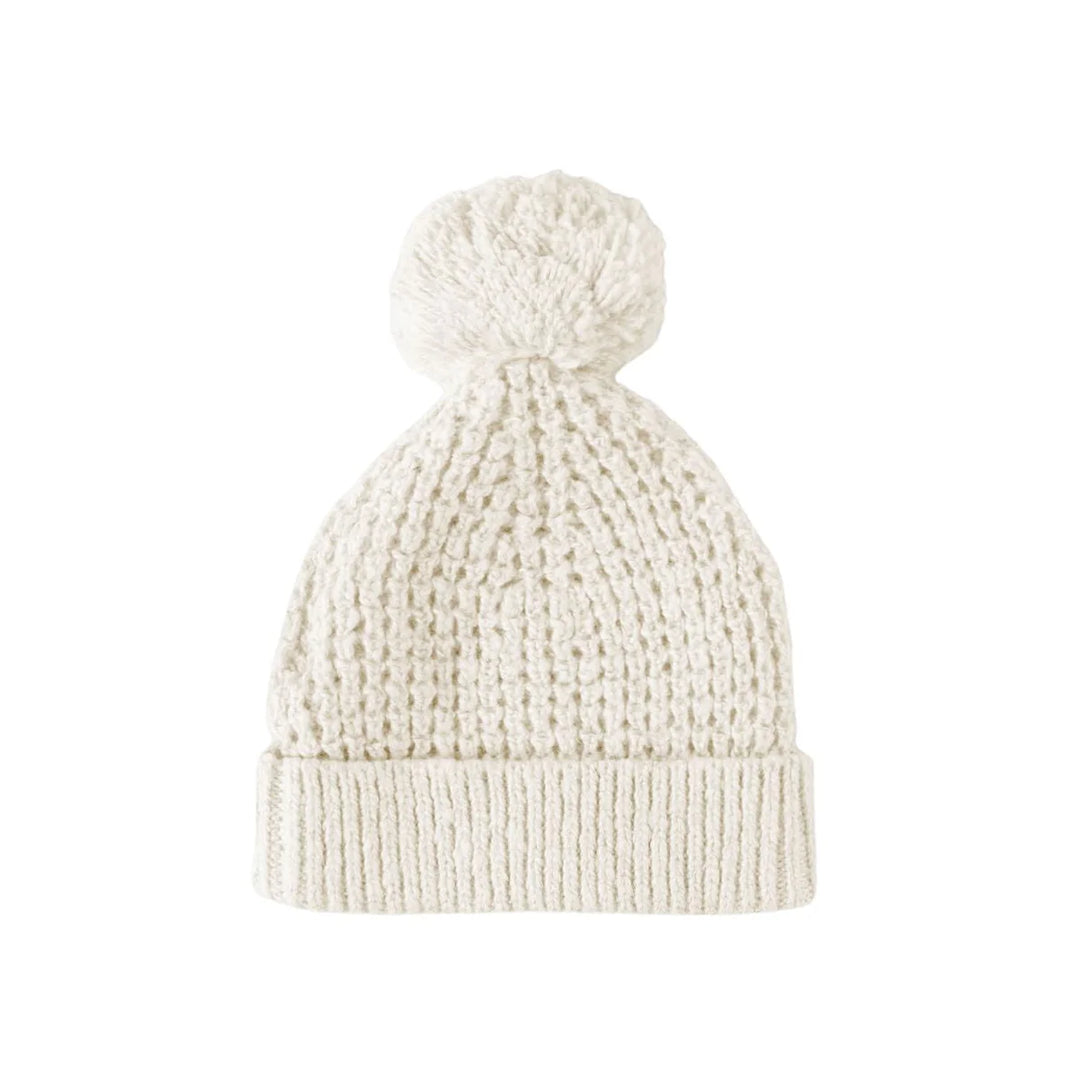 Quincy Mae Natural Beanie