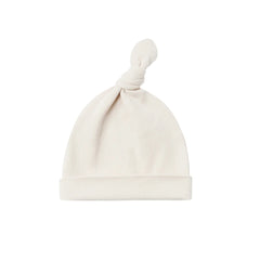 Quincy Mae – Knotted baby hat | Natural