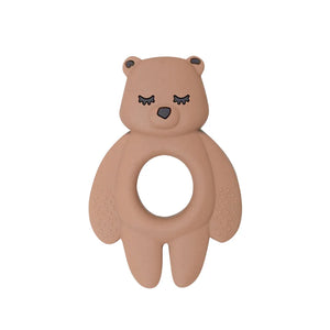 Livly Bear Teether Brown