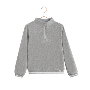 RetroKid Reese zipper sweatshirt front view