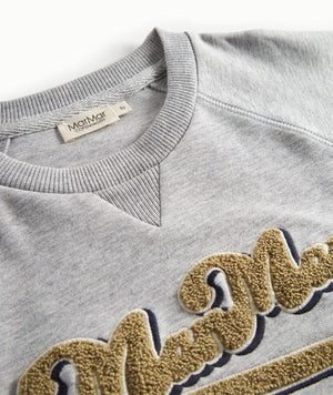 MarMar Copenhagen Theos Sweatshirt – Dark Bronze Logo Unisex Kids Pullover
