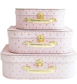 Alimrose Baby Kids Carry Case Set - Pink Gold