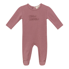 Bebe Bella Rose Bumped Up Print Modal Footie