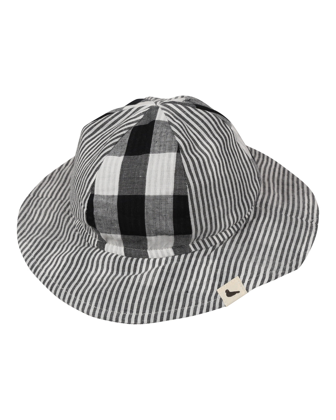 Turtledove Stripe/Check Hat