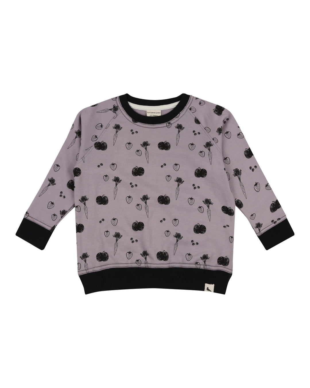 Turtledove Fruity Print Sweatshirt