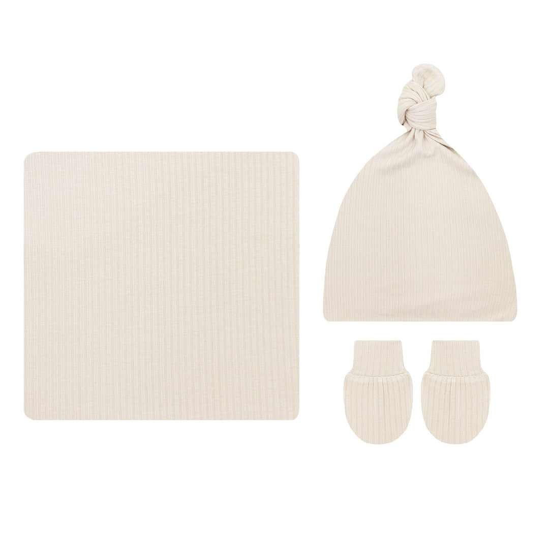 Lou Lou Cove Ribbed Newborn Hat Bundle
