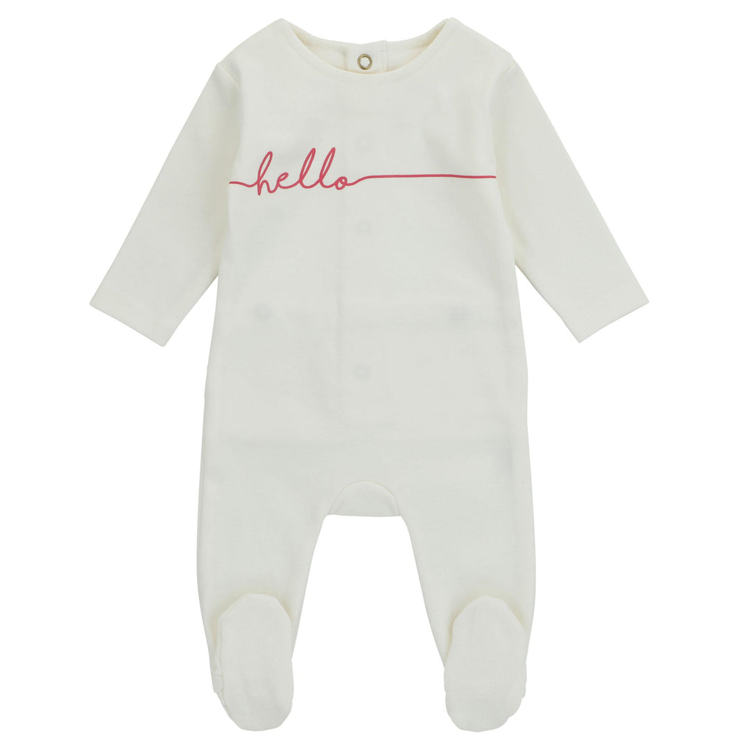 Cadeau Little Hello Girl Footie