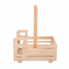 Wooden Truck Wagon with Wheels
