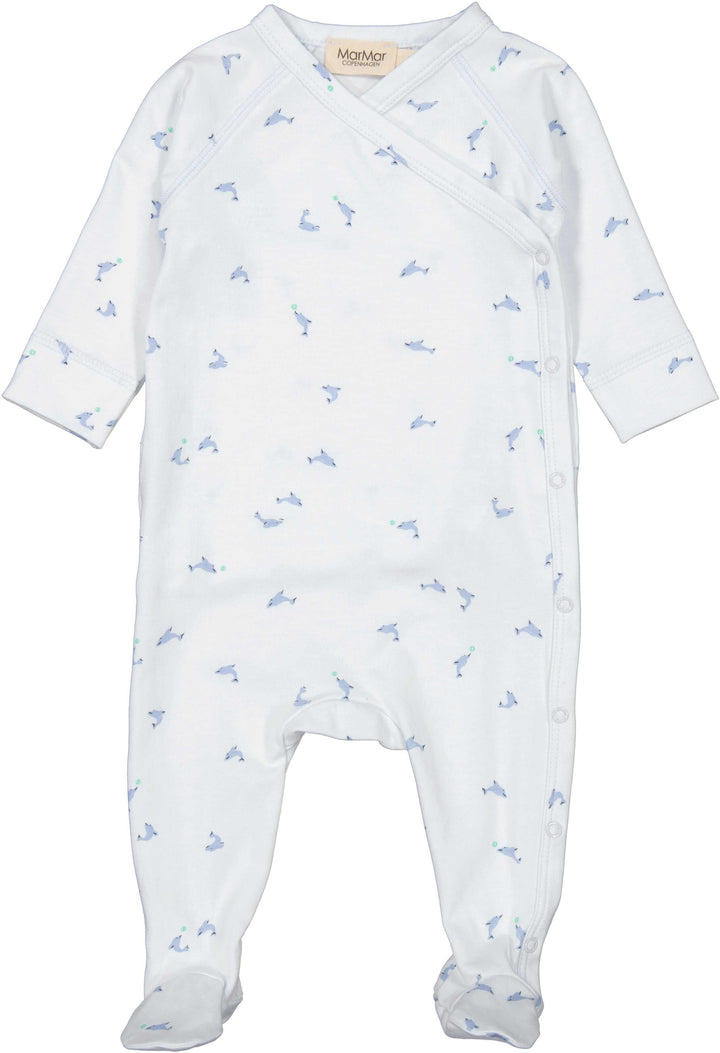 MarMar Dolphin Rubello Footie + Hat