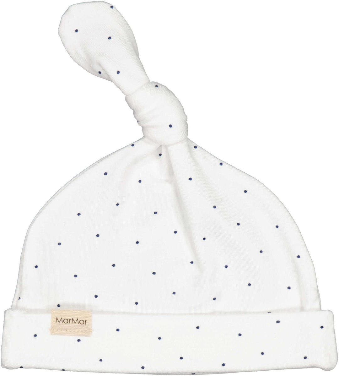 MarMar Blue Dot Rubetta Footie + Hat