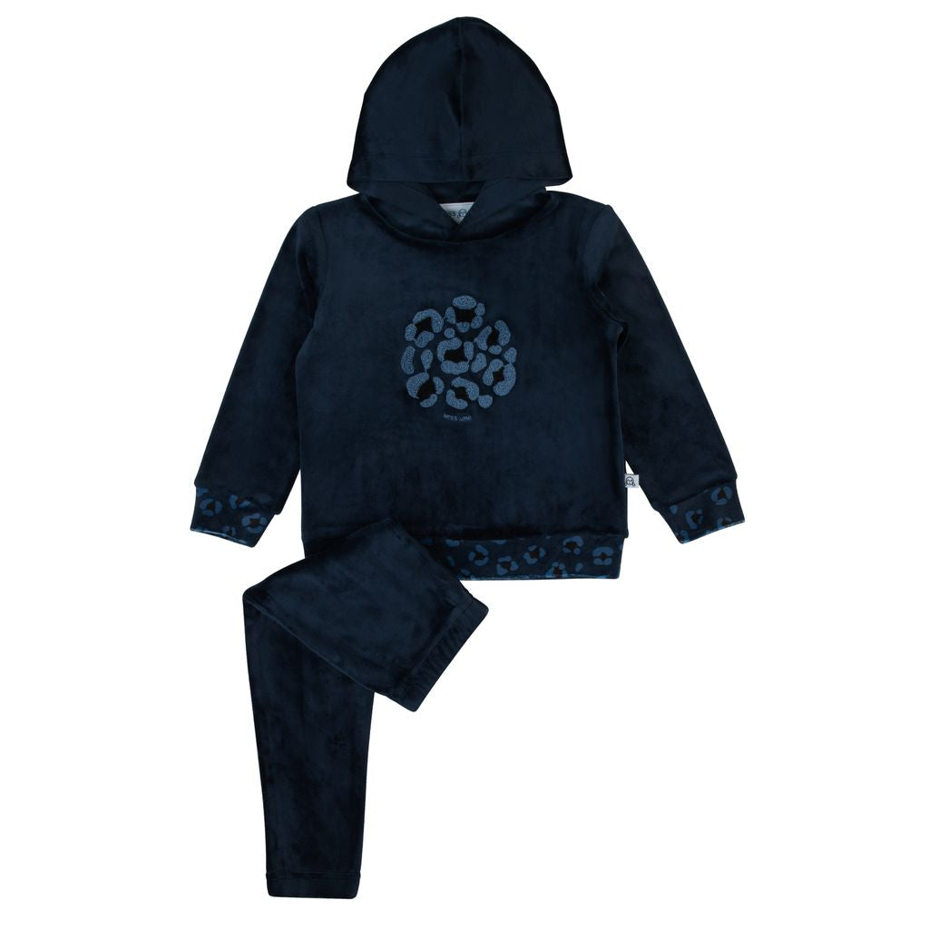 Miss Mini Boys Sherpa Hoodie Pajama