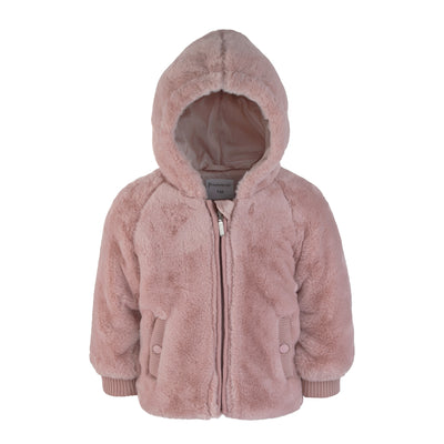 pramie pink fur jacket