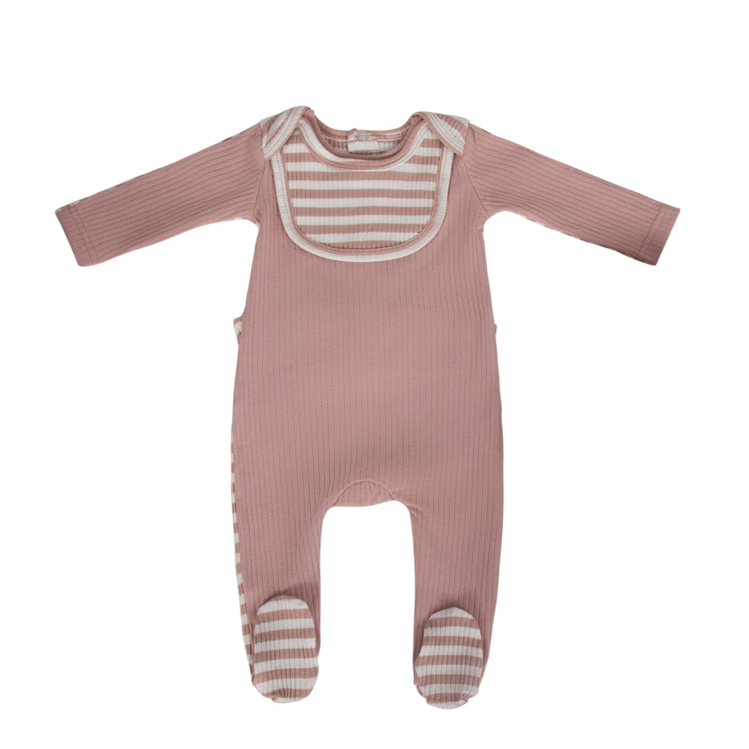 cadeau baby girl footie , cadeau , bodysuit , bib detachable