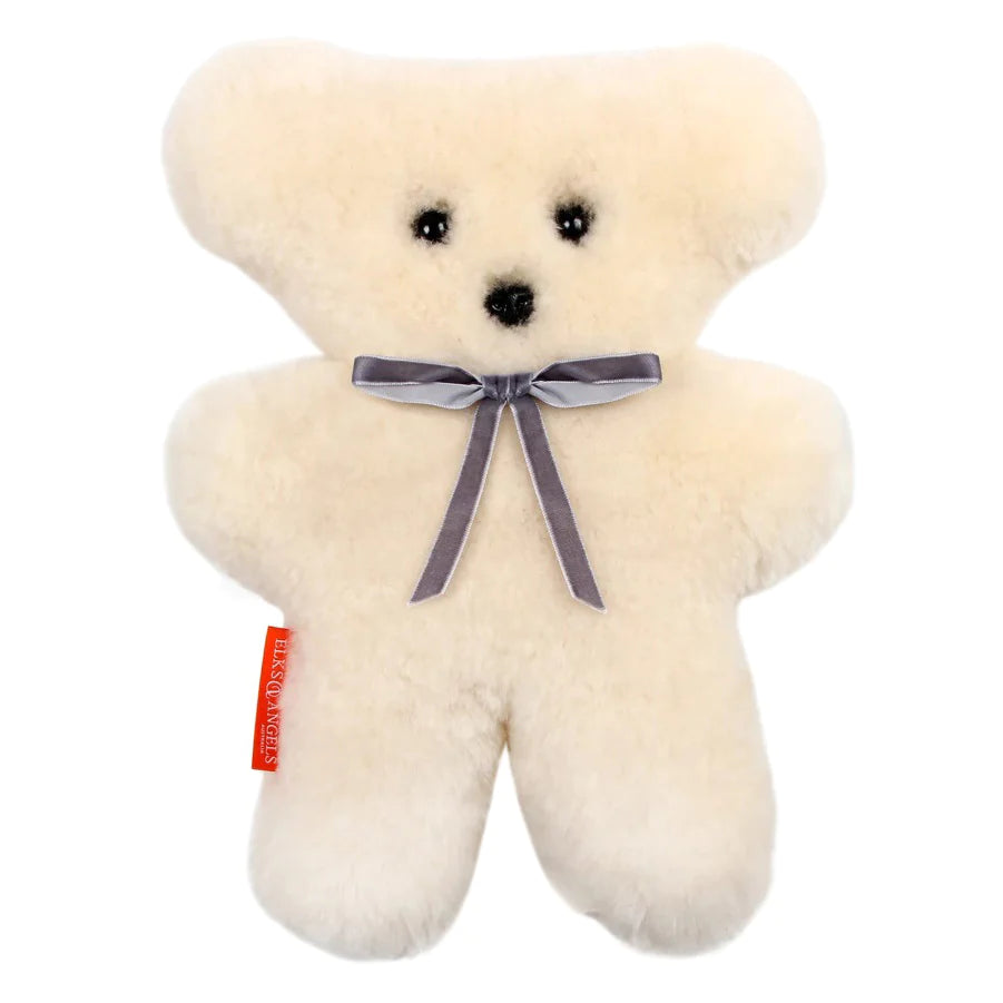 ELKS & ANGELS MEDIUM SHEEPSKIN CUDDLE BEAR
