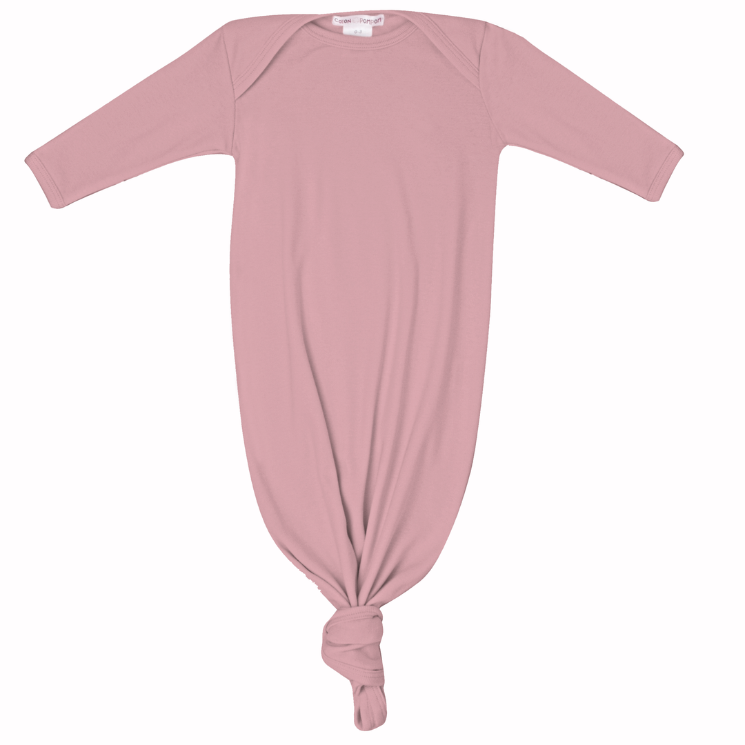 Coton Pompom Vintage Rose Kimono Footie
