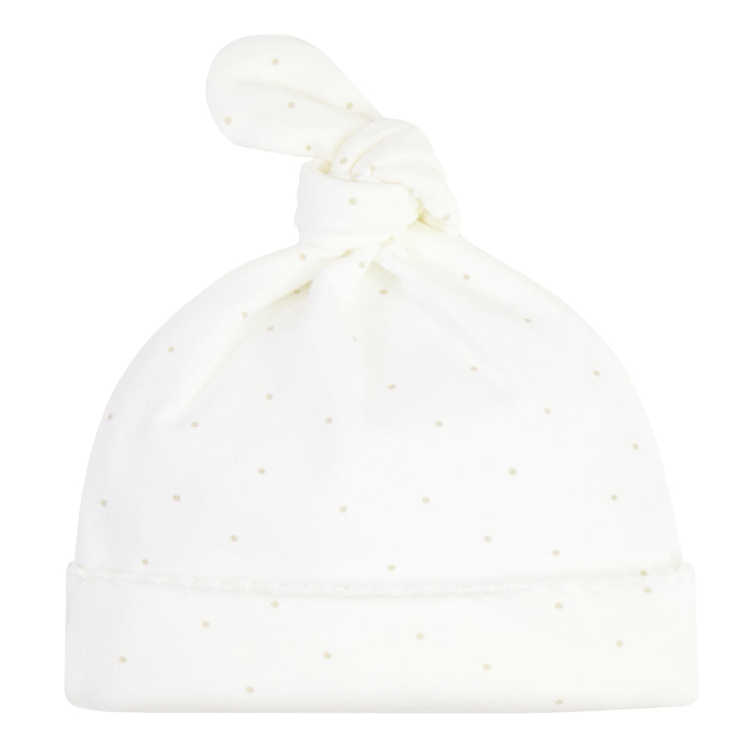Kipp Baby White Dot Knotted Beanie