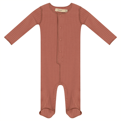 Baby Romper With Silver Buttons At Front