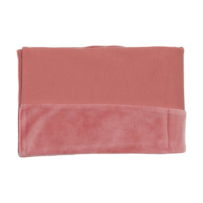 bee dee rose pink velvet dot blanket