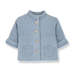 1+ in The Family Adriano Padded Denim Jacket