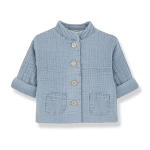 1+ in The Family Adriano Padded Denim Jacket