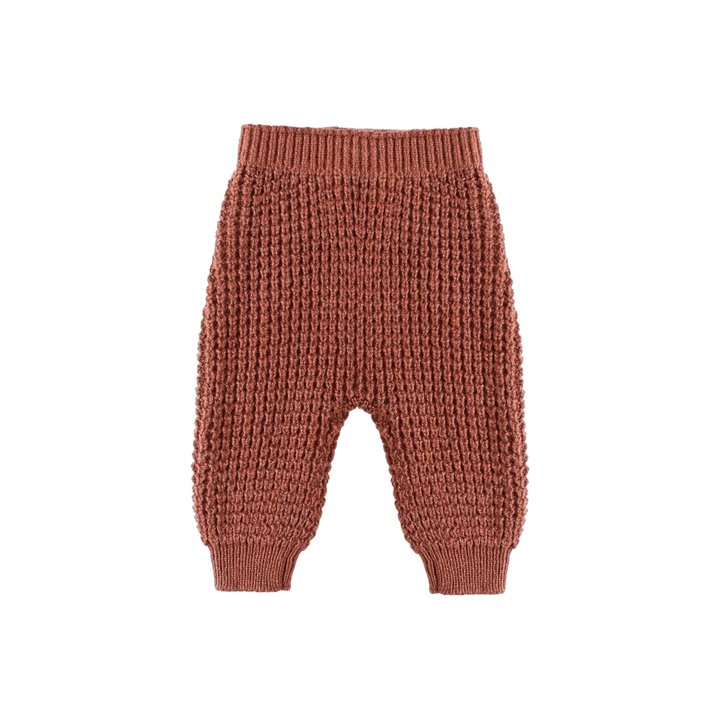 Quincy Mae Cranberry Chunky Knit Pant