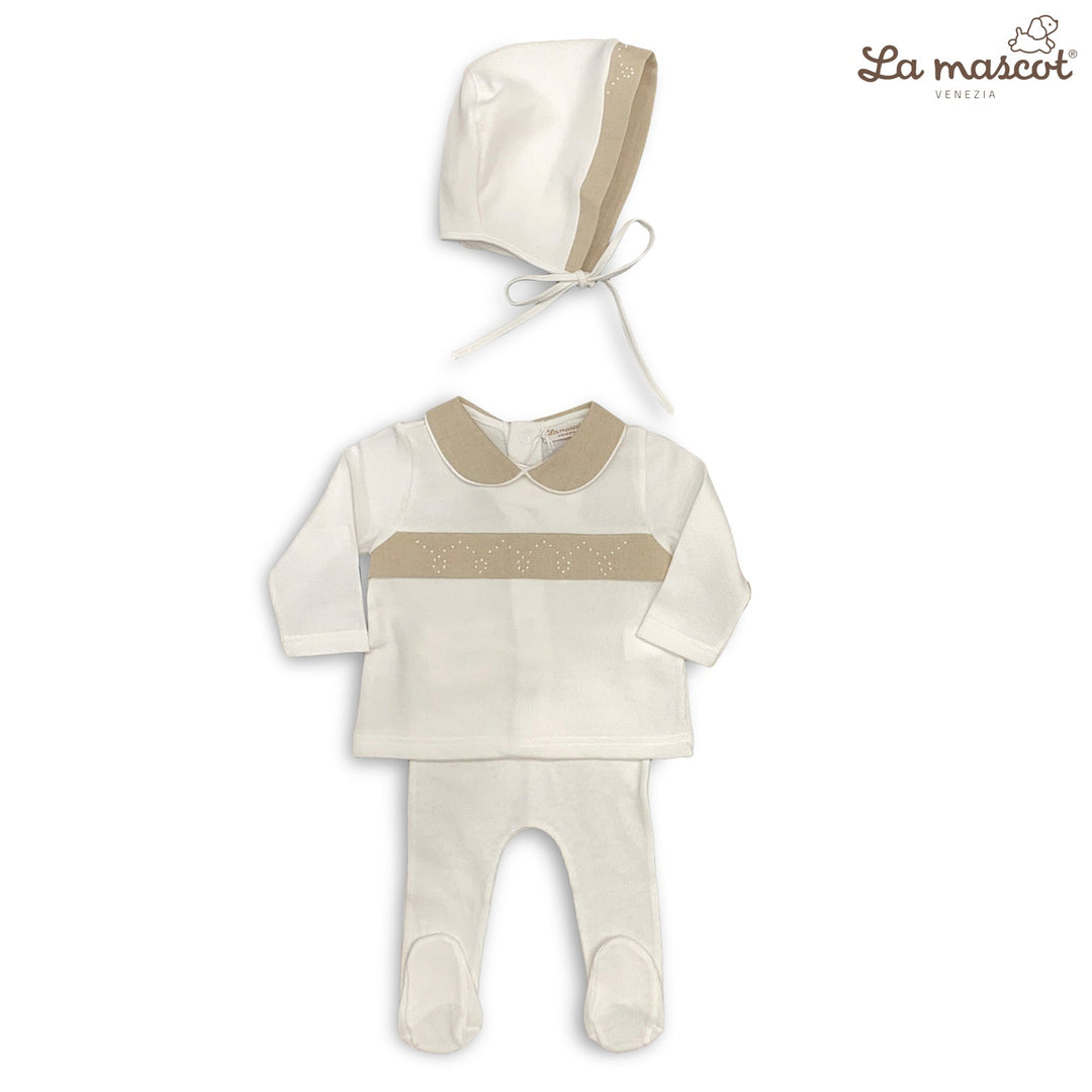 La Mascot Embroidered Linen 3PC Set