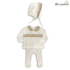 La Mascot Embroidered Linen 3PC Set