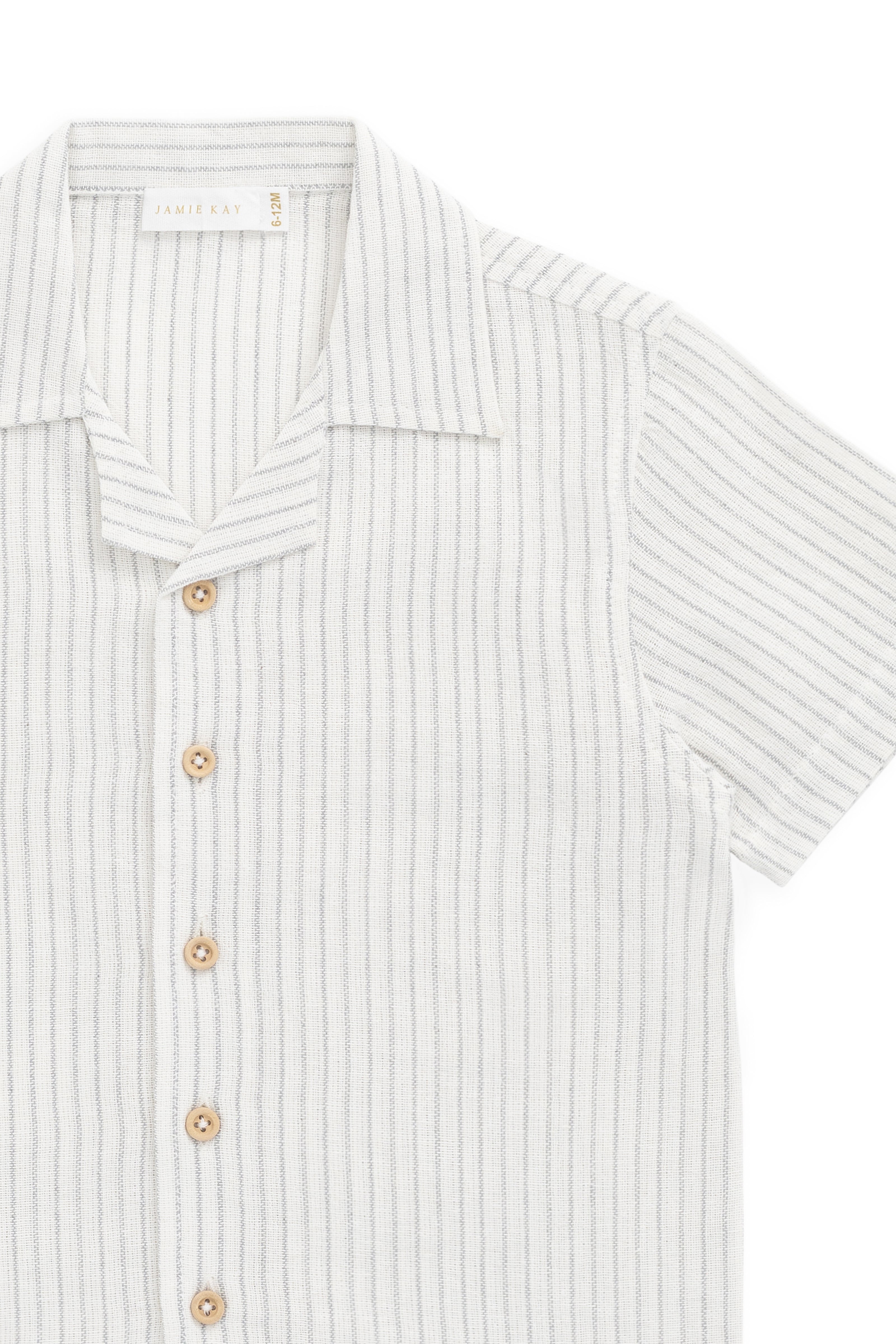 Jamie Kay Organic Cotton Silas Shirt for Boys – Classic Luxury Button-Up Shirt