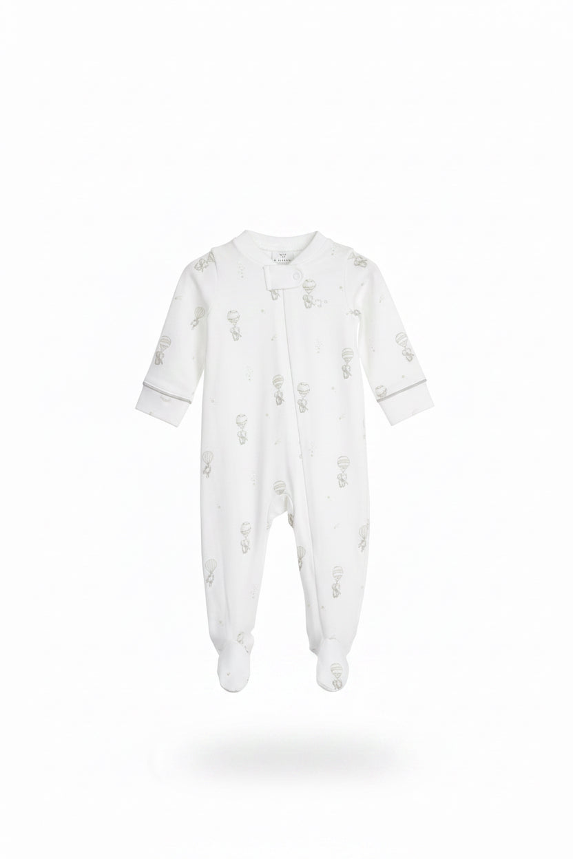 Livly Flying Elephants Zipper Footie