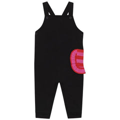 Pompomme Pink Stripe Pocket Overalls
