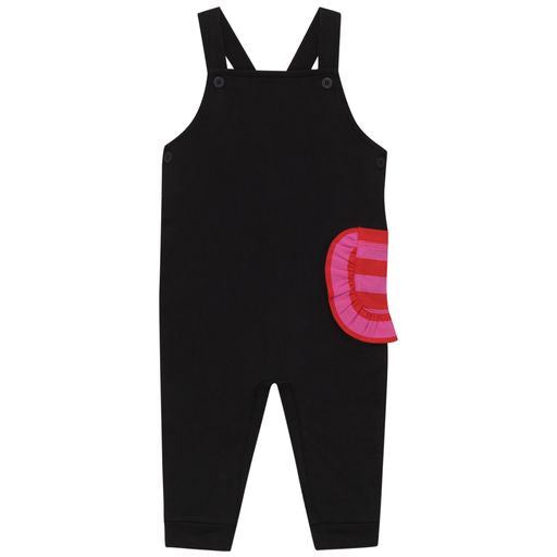 Pompomme Pink Stripe Pocket Overalls
