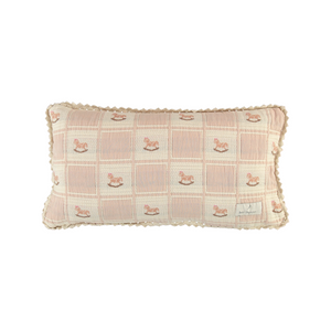 Bebe Organic Rocking Horse Patchwork Pillowcase