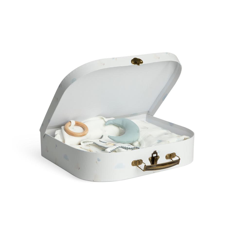 Cadeau Boy Pointelle Tone Layette Set