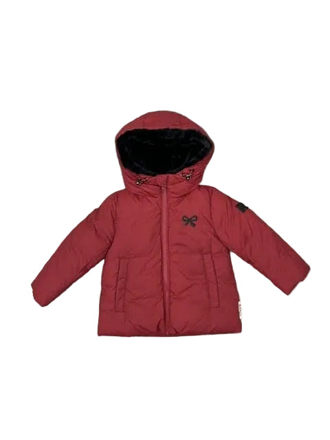 Raygo – Embroidered Bow Girls Jacket | Red