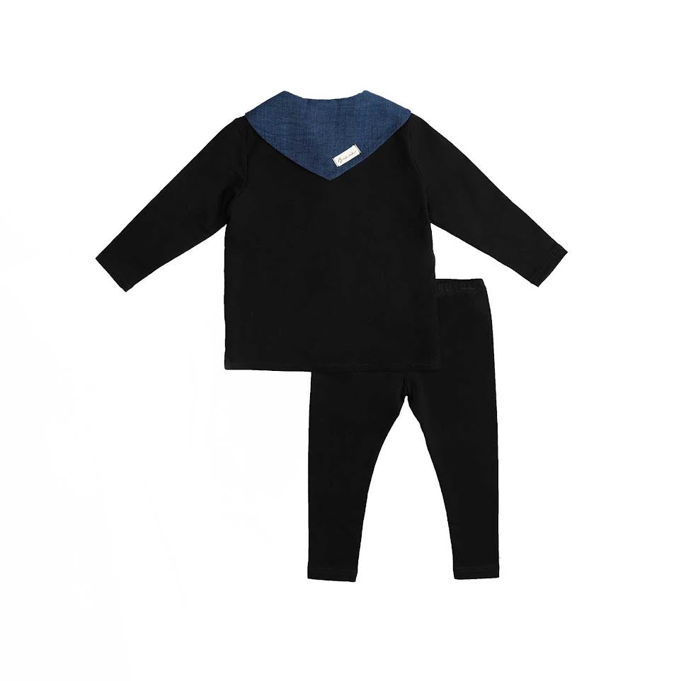 Bonjour Boys Kerchief Tie 2 Pc Set