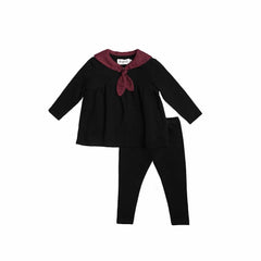 Bonjour Girls Kerchief Tie 2 Pc Set
