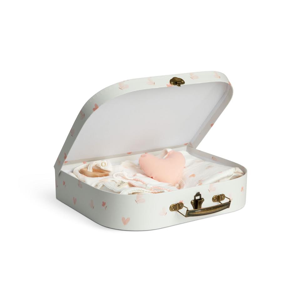 Cadeau Girl Pointelle Tone Layette Set