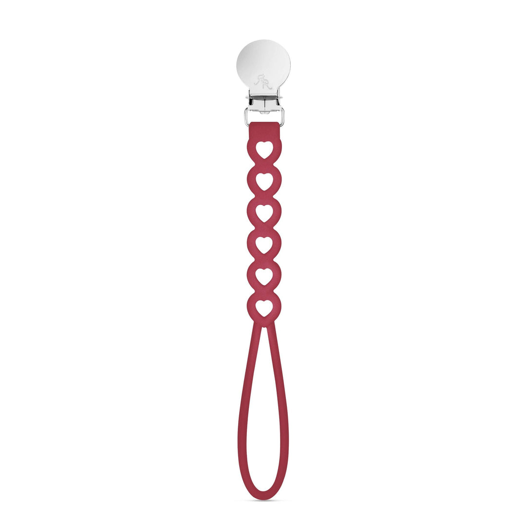 Ryan & Rose - Hart Cutie Clip (Pacifier Clip): Mauve