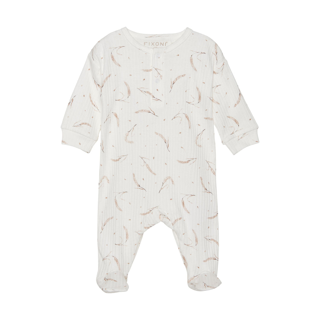 Fixoni Egret Wheat Rib Footie
