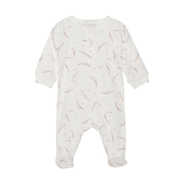 Fixoni Egret Wheat Rib Footie