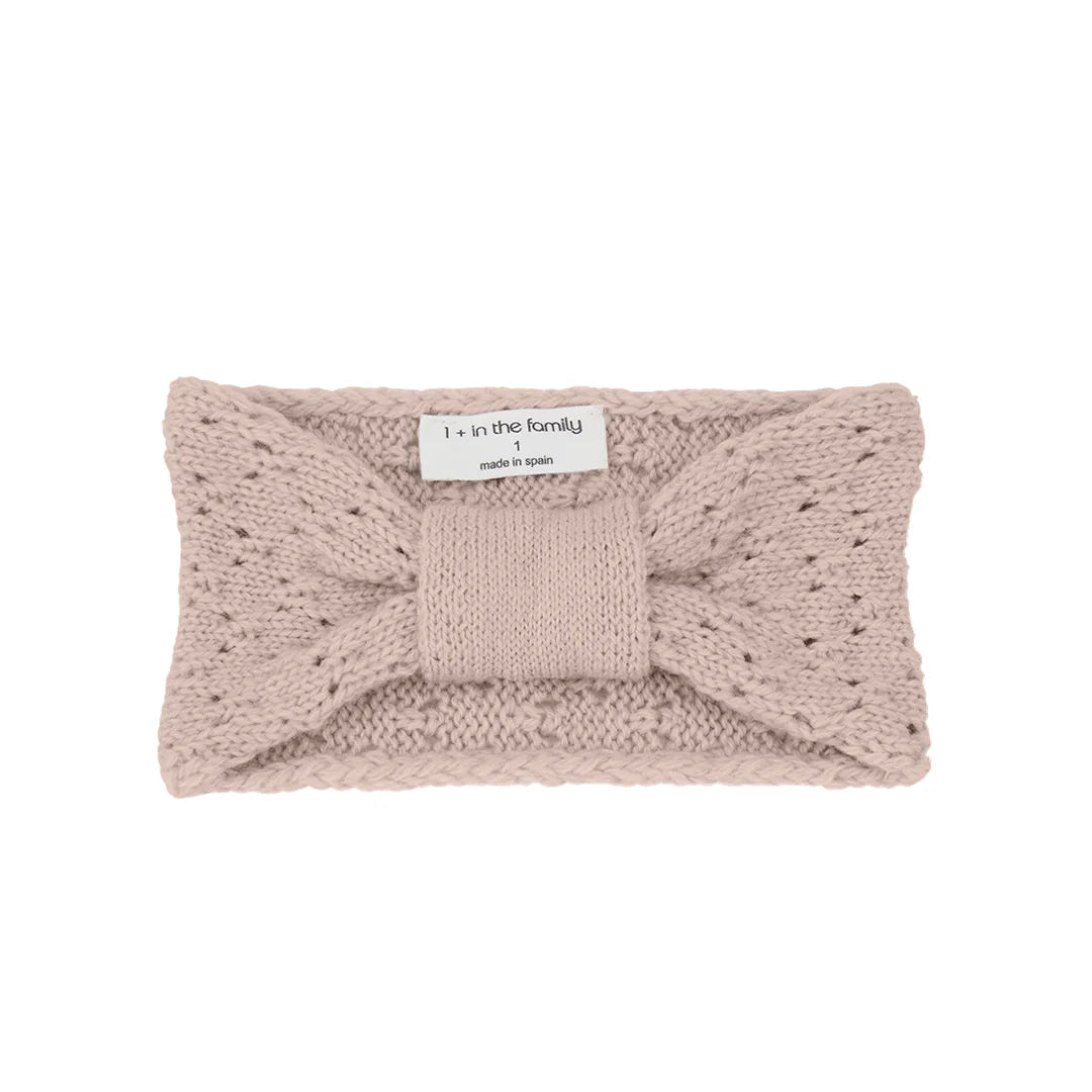 A front view of the 1+ in the Family Savona bandeau in a soft nude knit fabric.